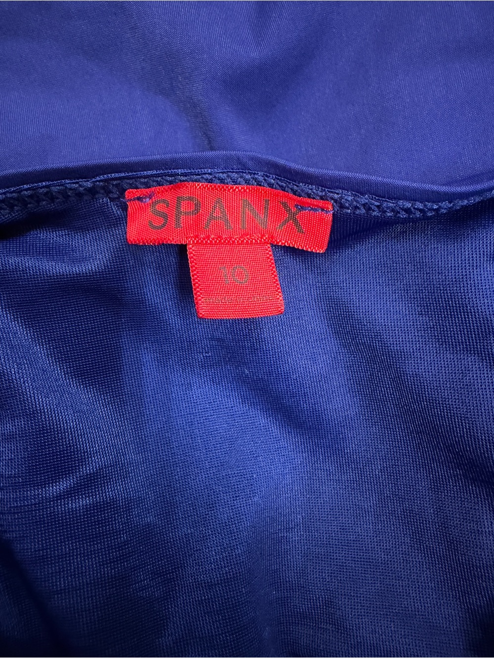 SPANX Assets One Piece Swim Suit Blue - Size 10 - Picture 3 of 5